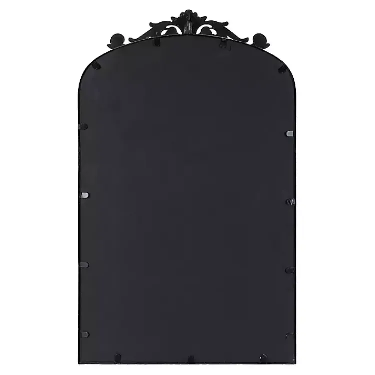 Kirklands Home Decorative Mirrors|Arendahl Arched Mirror, 19x31 in. Black
