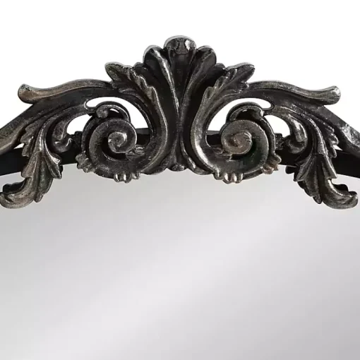Kirklands Home Decorative Mirrors|Arendahl Arched Mirror, 24x36 in. Black