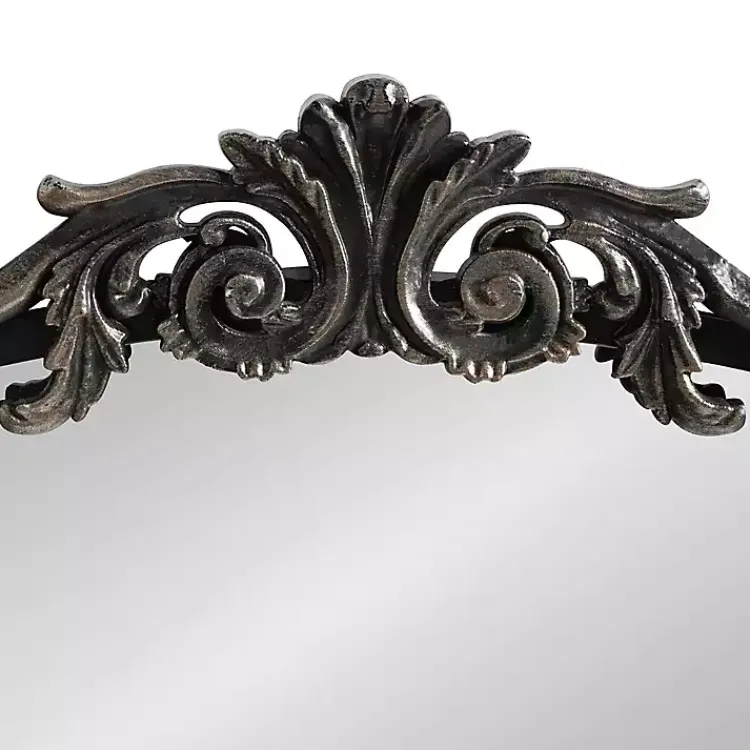 Kirklands Home Decorative Mirrors|Arendahl Arched Mirror, 24x36 in. Black