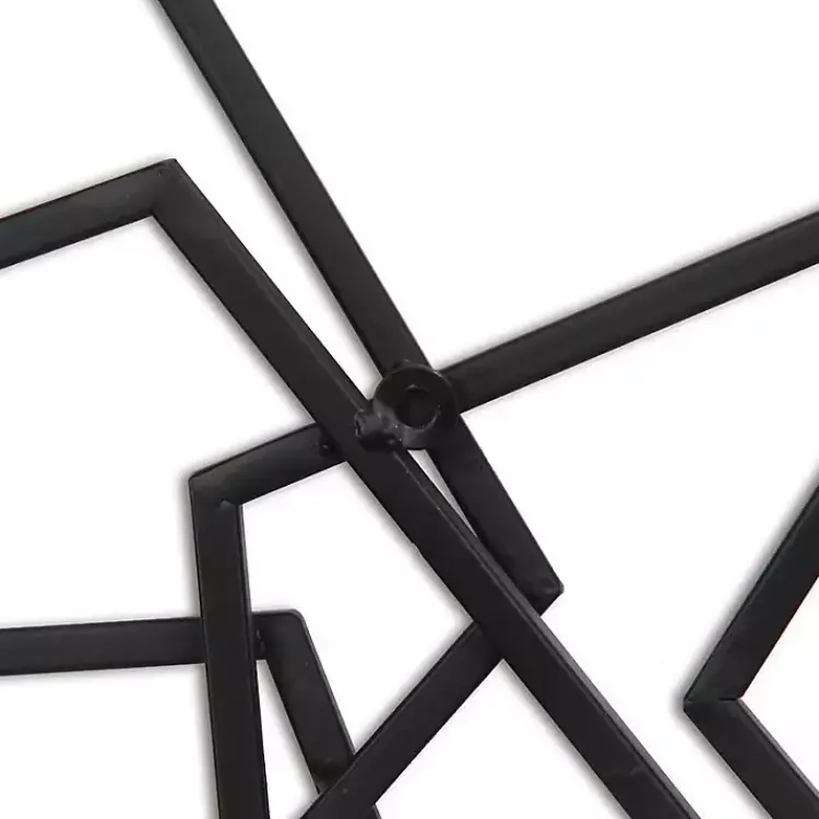 Kirklands Home Wall Plaques|Astraga Pentagon Plaque Black