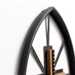 Kirklands Home Wall Plaques|Black Beaded Cross Wall Plaque