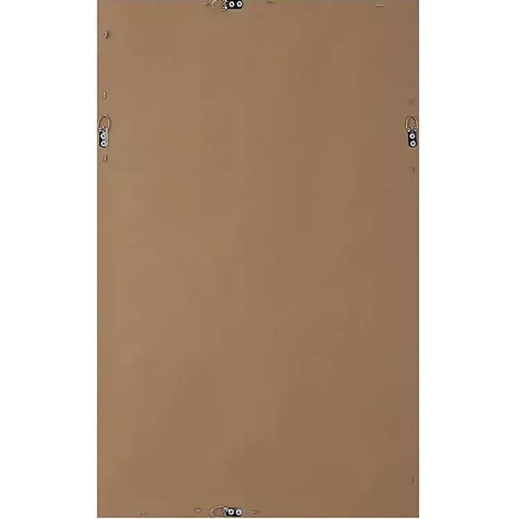 Kirklands Home Decorative Mirrors|Beaded Double Frame Beveled Wall Mirror Black