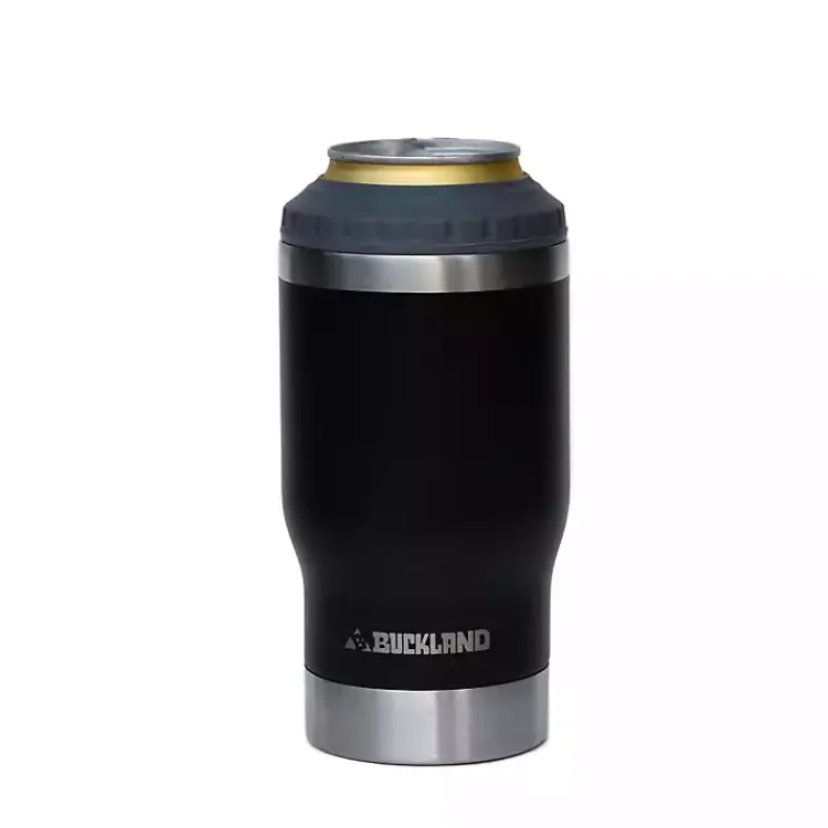 Kirklands Home Glassware & Drinkware|Beverage Tumbler Koozie Black