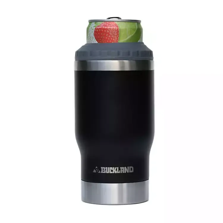 Kirklands Home Glassware & Drinkware|Beverage Tumbler Koozie Black