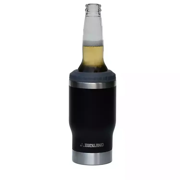 Kirklands Home Glassware & Drinkware|Beverage Tumbler Koozie Black