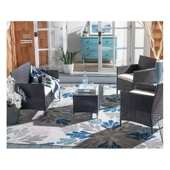 Kirklands Home Outdoor Sets|Black Box Wicker 4-pc. Outdoor Living Set