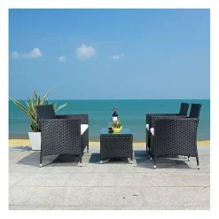 Kirklands Home Outdoor Sets|Black Box Wicker 4-pc. Outdoor Living Set