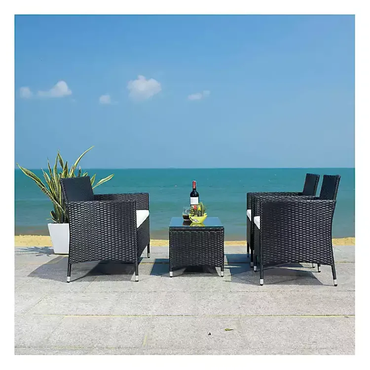 Kirklands Home Outdoor Sets|Black Box Wicker 4-pc. Outdoor Living Set