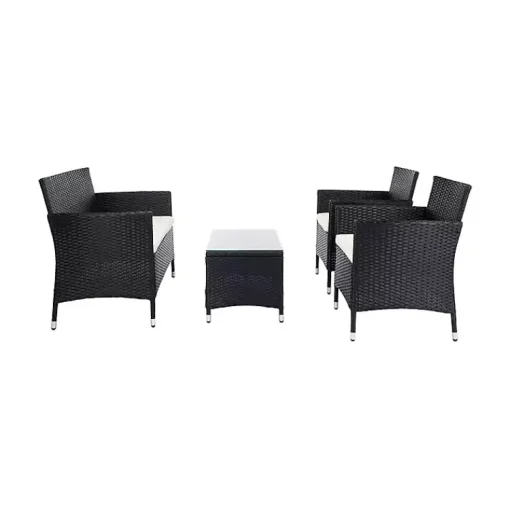 Kirklands Home Outdoor Sets|Black Box Wicker 4-pc. Outdoor Living Set