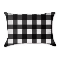 Hot Black Buffalo Check Accent Pillow Pillows