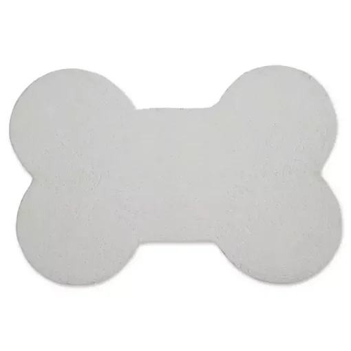 Kirklands Home Kitchen & Floor Mats|Black Buffalo Check Bone Pet Bowl Mat