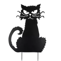 Clearance Cat Metal Yard Stake Halloween