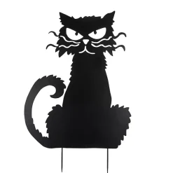 Clearance Cat Metal Yard Stake Halloween