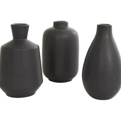 Discount Ceramic Contemporary Vases, Set of 3 Vases