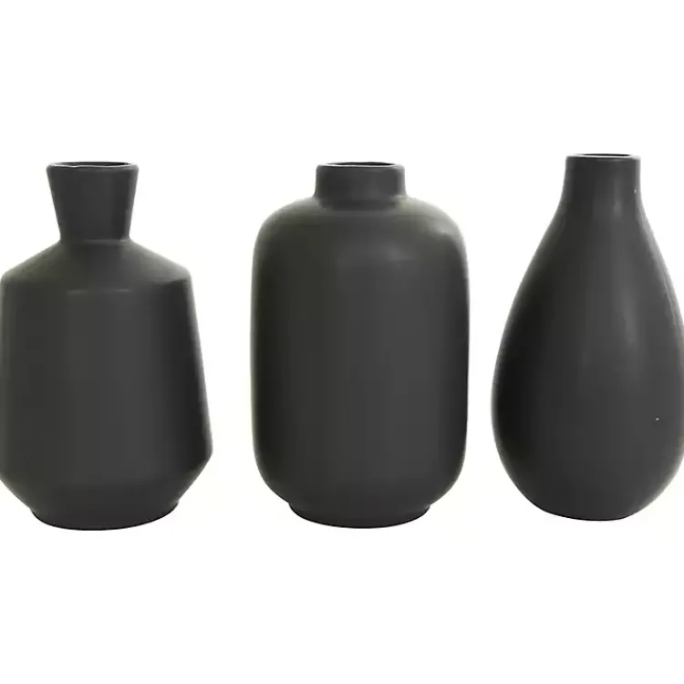 Discount Ceramic Contemporary Vases, Set of 3 Vases