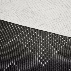 Kirklands Home Bedspreads & Coverlets|Chevron Full/Queen 3-pc. Coverlet Set Black