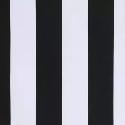 Kirklands Home Outdoor Curtains|Black Coastal Stripe Outdoor Curtain Panel, 96 in.