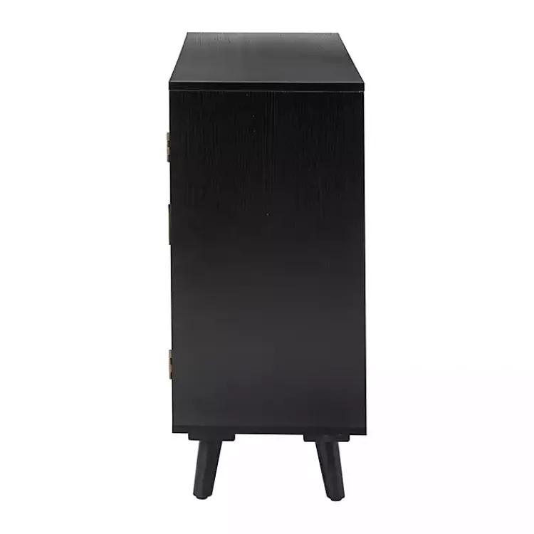 Kirklands Home Cabinets & Sideboards|Contemporary Lattice Doors Sideboard Black