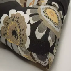 Kirklands Home Outdoor Cushions & Pillows|Black Crosby Wicker Chair Cushions, Set of 2