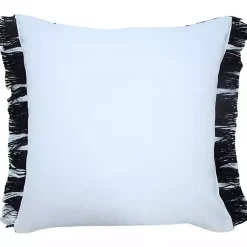 New Black Dash Stripe Indoor/Outdoor Pillow Pillows