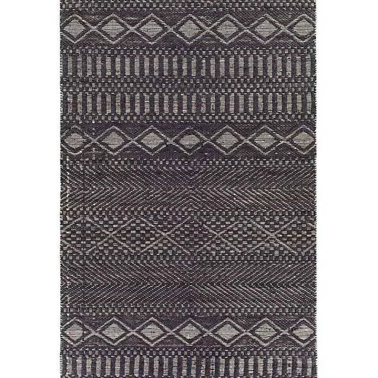 Kirklands Home Area Rugs|Diamond Jute Area Rug, 5x7 Black