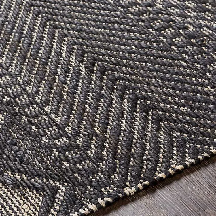 Kirklands Home Area Rugs|Diamond Jute Area Rug, 5x7 Black