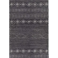 Kirklands Home Area Rugs|Diamond Jute Area Rug, 8x10 Black