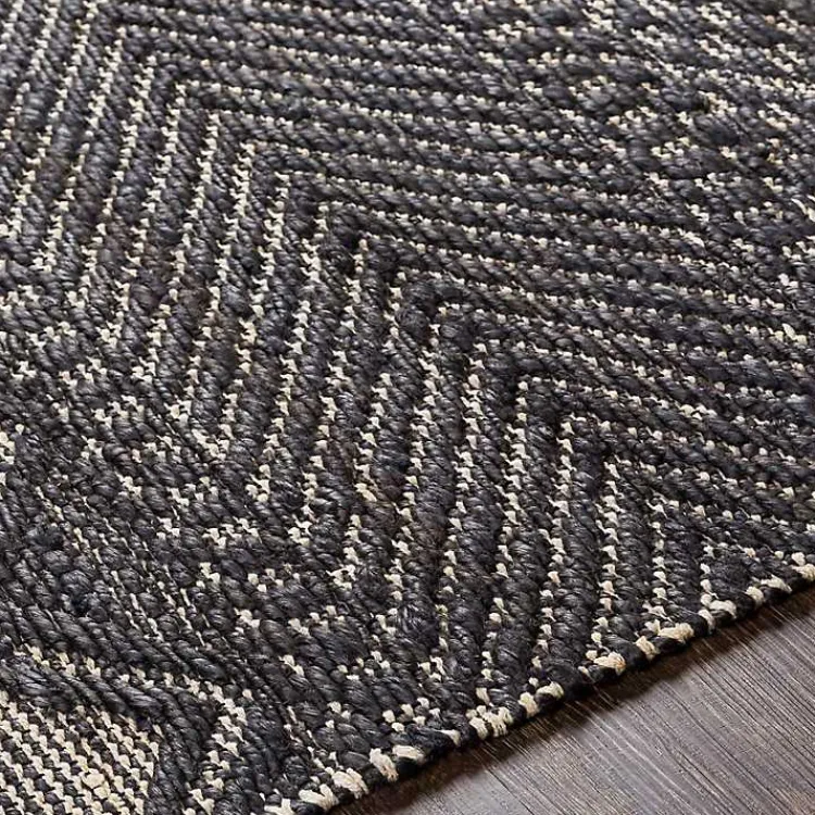 Kirklands Home Area Rugs|Diamond Jute Area Rug, 8x10 Black