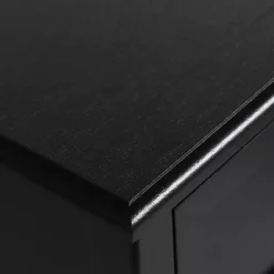 Kirklands Home Accent & End Tables|3-Drawer Winnie Accent Table Black