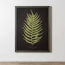 Kirklands Home Framed Art|Black Fern II Framed Art Print