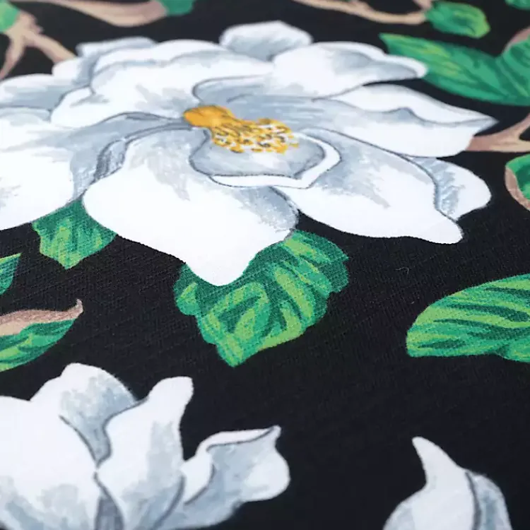 Kirklands Home Outdoor Cushions & Pillows|Black Floral Blooms 2-pc. Outdoor Pillows