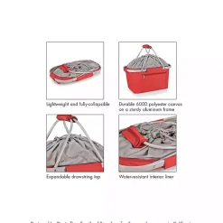 Kirklands Home Serving & Entertaining|Florida Gators Cooler Basket Black