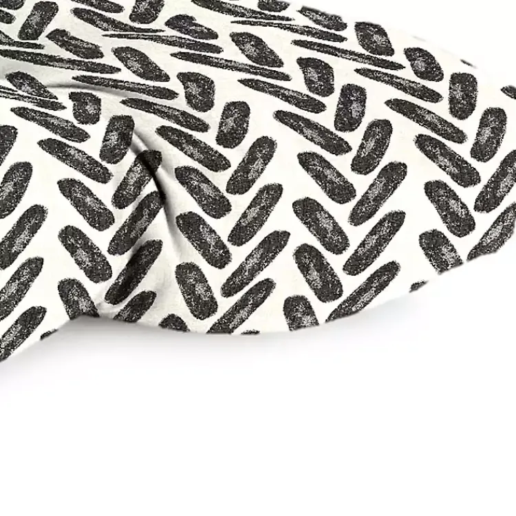 Kirklands Home Outdoor Cushions & Pillows|French Edge Outdoor Wicker Settee Cushion Black