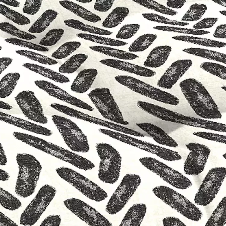 Kirklands Home Outdoor Cushions & Pillows|French Edge Outdoor Wicker Settee Cushion Black