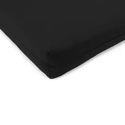 Kirklands Home Outdoor Cushions & Pillows|French Edge Outdoor Chair Cushions, Set of 2 Black