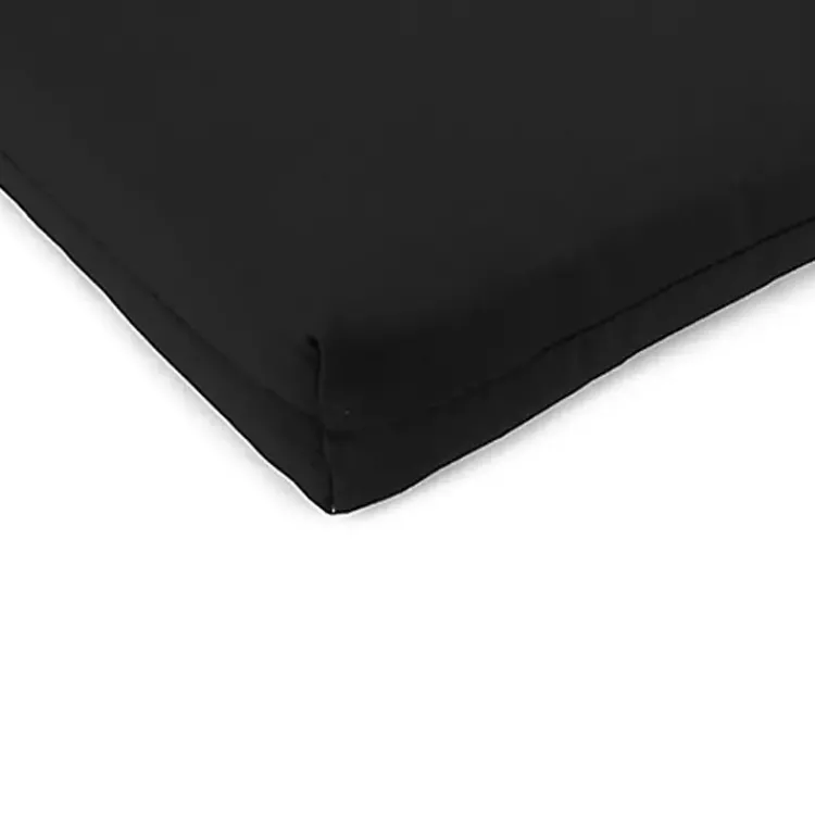 Kirklands Home Outdoor Cushions & Pillows|French Edge Outdoor Chair Cushions, Set of 2 Black
