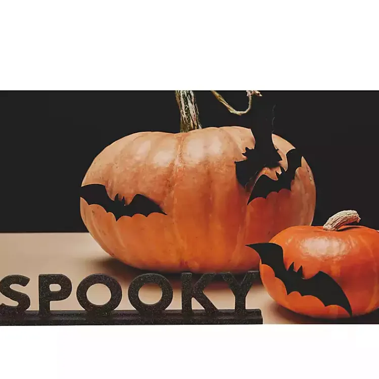 Best Glitter Spooky Tabletop Sign Halloween