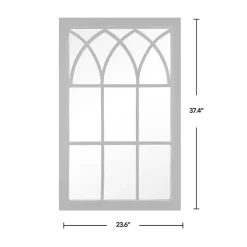Kirklands Home Decorative Mirrors|Grandview Arched Frame Mirror Black