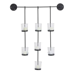 Hanging Glass Votive Wall Plaque Sconces