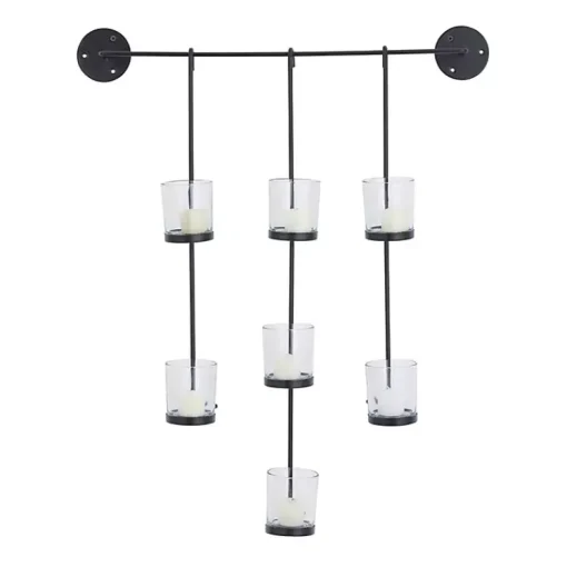 Hanging Glass Votive Wall Plaque Sconces