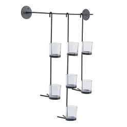 Hanging Glass Votive Wall Plaque Sconces