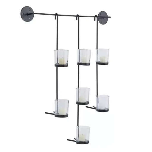 Hanging Glass Votive Wall Plaque Sconces