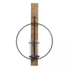 Discount Black Hoop Glass Sleeve Wall Sconce, 28 in. Sconces