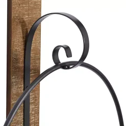 Discount Black Hoop Glass Sleeve Wall Sconce, 28 in. Sconces