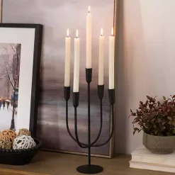 Iron 5-Arm Candelabra Candle Holders
