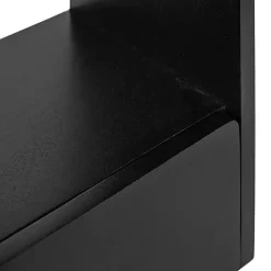 Kirklands Home Shelves|Kato Single Drawer Wall Shelf Black