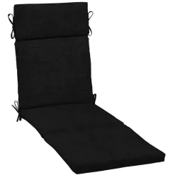 Kirklands Home Outdoor Cushions & Pillows|Leala Outdoor Chaise Cushion Black