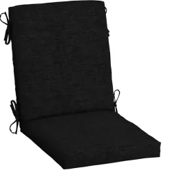 Kirklands Home Outdoor Cushions & Pillows|Leala Texture Outdoor Dining Chair Cushion Black