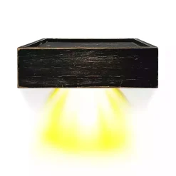 Kirklands Home Shelves|Black LED Floating Shelf with Remote, 7 in.