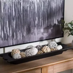 Sale Mango Wood Trough Bowl Decorative Bowls & Jars